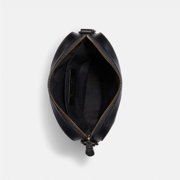 NWT Coach Houston Flight Black Messenger Bag in Signature Leather Crossbody Bag - Picture 3 of 5